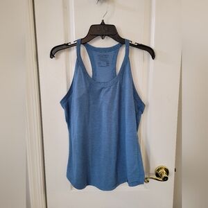 Patagonia Women's Capilene Cool Trail Racerback Tank Top Blue Size Medium